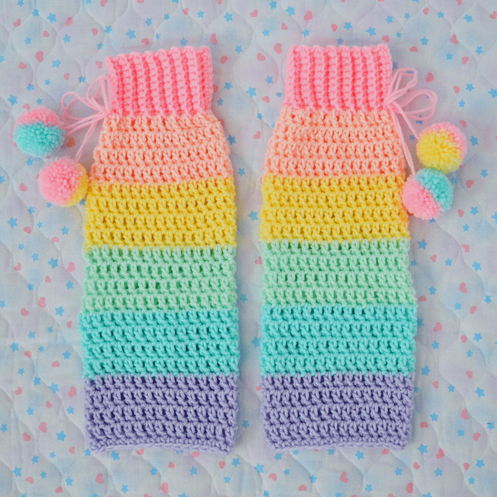 PomPom Legwarmers: 05