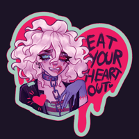 Image 2 of Halloween Komaeda Stickers