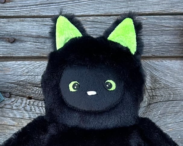 Image of Cuddle sized -Black Kittie
