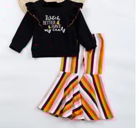 Candy Corn Witch Set 