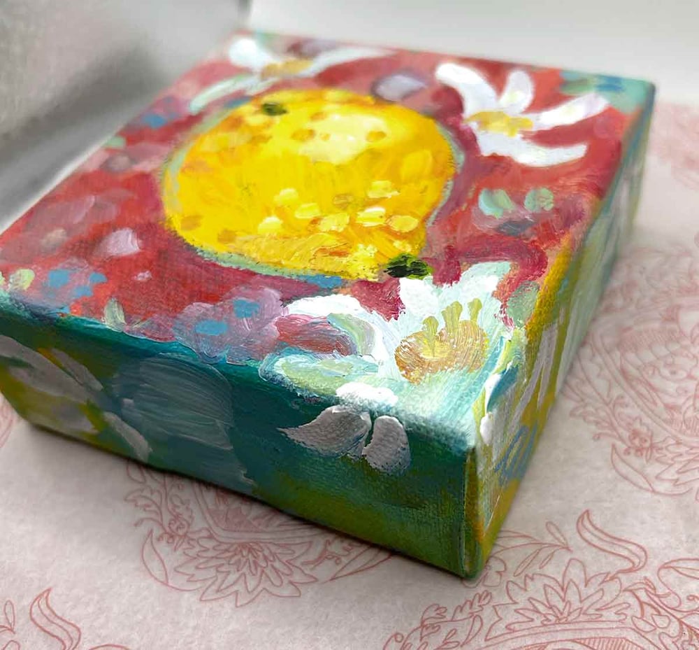 Just a Lemon – mini painting