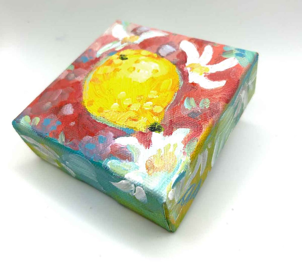 Just a Lemon – mini painting