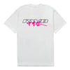 RWB Rough World Tee - White / Fuscia