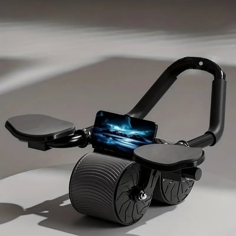 Abdominal Roller With Elbow Support - Automatic Rebound For Effective Strength Training At Home