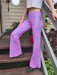 Image 1 of SMALL Psychedelic Zebra KAT pants