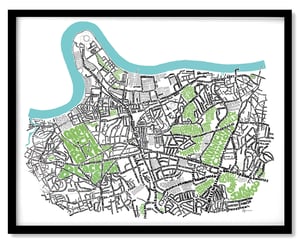 Image of SE London Parks – Greenwich-Charlton-Woolwich-Shooters Hill Type Map