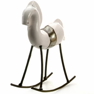 Image of Rocking Horse Sculpture for Home Deco | Various Colours