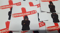 Image 2 of Pack of 25 7x7cm Birmingham City Football/Ultras Stickers.