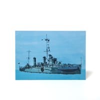 HMS Arethusa postcard
