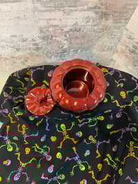 Image 3 of Black & Red Glitter Pumpkin