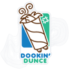 dookin' dunce sticker