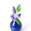 A Flowering Vase: Blue, Purple, Green and So Much More. Ready to Ship.