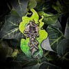 Green Gradient Black Nickel Snake Skull LE 35