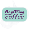 anything but coffee sticker
