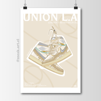 Sneaker Poster Air Jordan 1 Union Los Angeles "Summer of ´96"