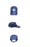 Image of Hustle DryFit Dad Hat (Navy)