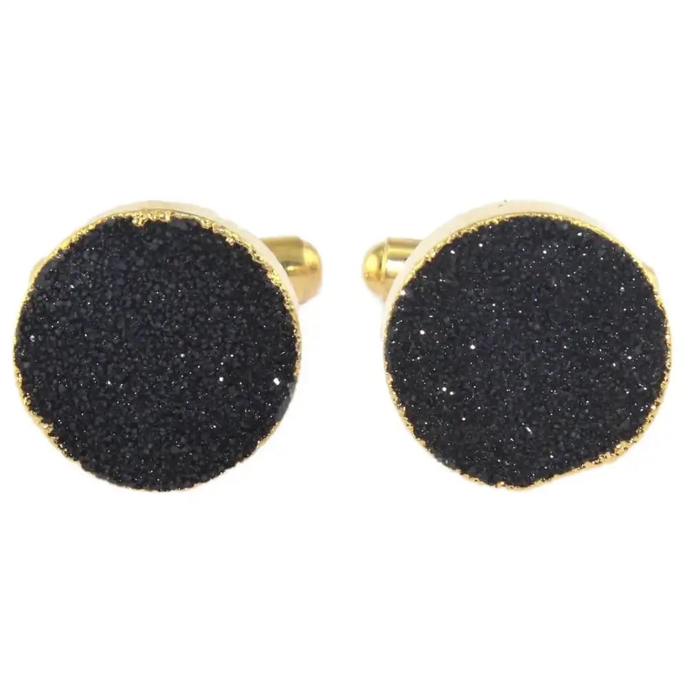 Image of Black Sugar Druzy Cufflink