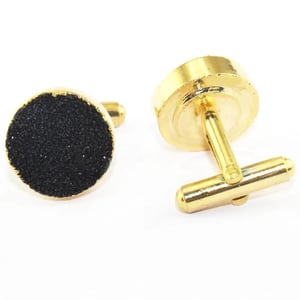 Image of Black Sugar Druzy Cufflink