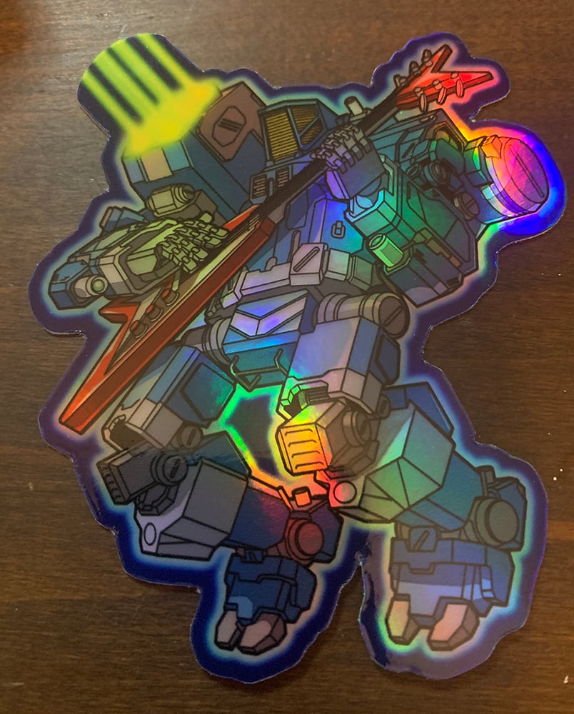 Image of Radical Hunchback Holographic Sticker!