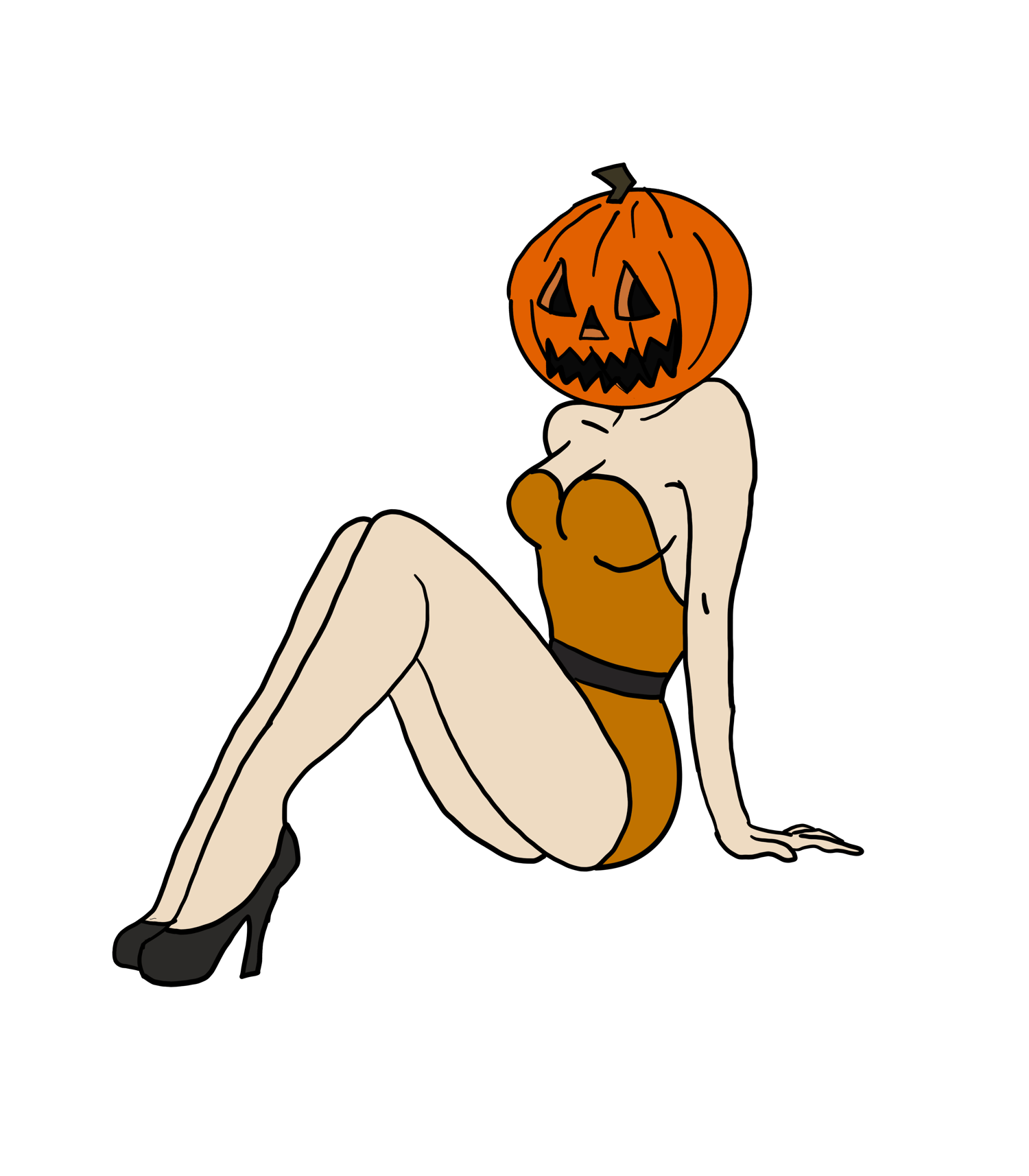 Pinup pumpkin