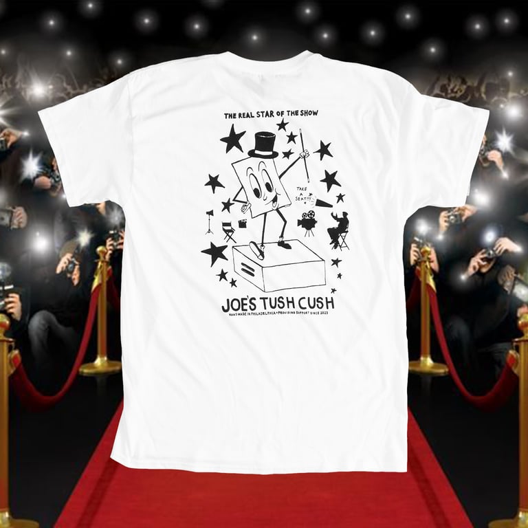 "take a seat!" t-shirt [white]