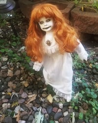 Image 3 of Gothic Horror Creepy Artist Doll "Sarah"