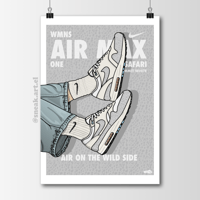 Sneaker Poster Air Max 1 "Safari"Hypebeast Print