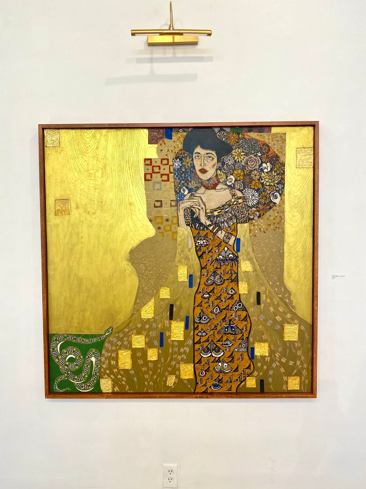 Image of Woman in Gold