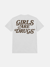 GIRLS ARE DRUGS® TEE - WHITE / COCOA