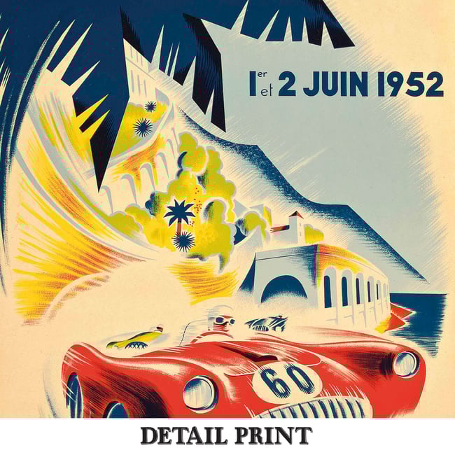 Monaco 1 et 2 Juin, 1952 | B. Minne | Wall Art Print | Vintage Poster