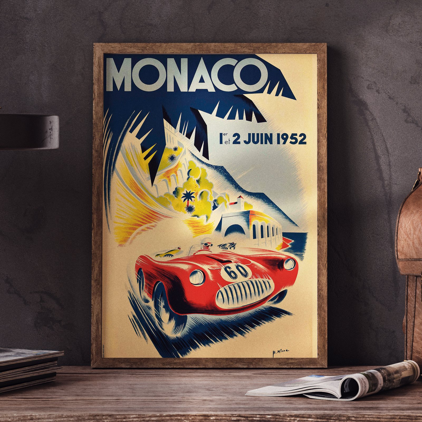 Monaco 1 et 2 Juin, 1952 | B. Minne | Wall Art Print | Vintage