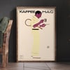 Tennis Player Kaffee Hag Vintage Poster | Wall Art Print | Vintage Ads