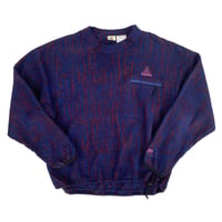 Image 1 of Vintage 90s Nike ACG Fleece Pullover - Blue 