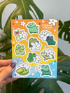Daisy Frog - Sticker Sheet