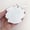 Image of Baby/Pregnancy Reveal/Announcement Cute Plastic Ornament with Retro Ice Cream Illustration "Here's t