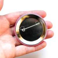 Image of Read a Fucking Book Funny Bookworm Pinback Button/Badge! Retro Art!
