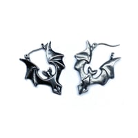Image 3 of Morticia earrings in sterling silver