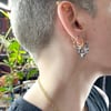 Morticia earrings in sterling silver