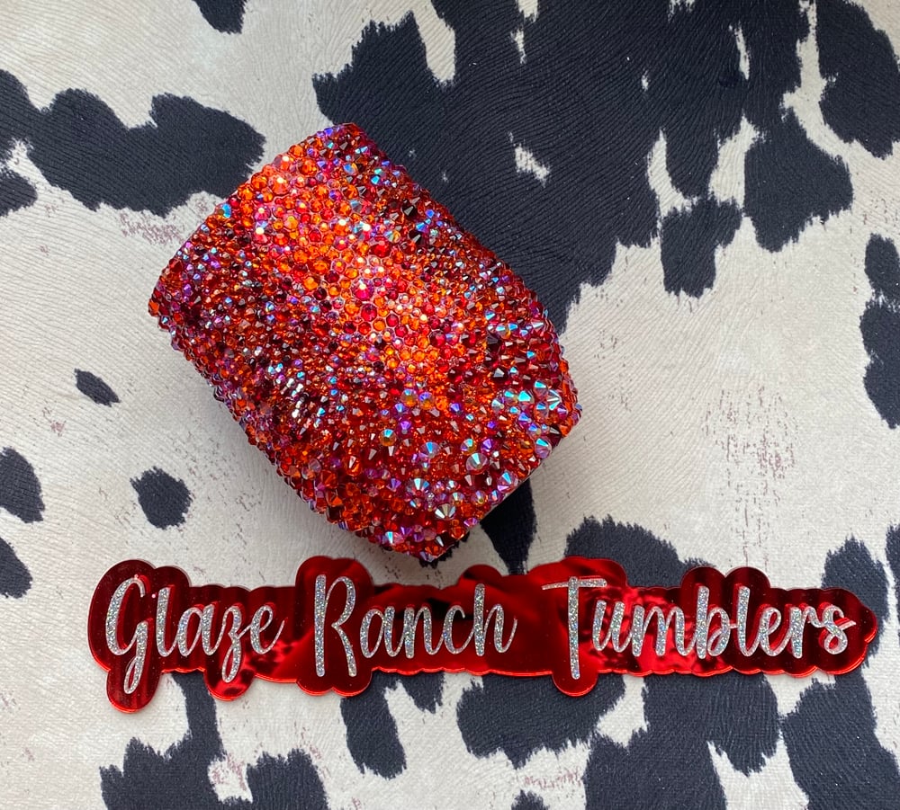 RHINESTONE WINE TUMBLER