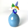 A Flowering Vase: Blue, White, Yellow, Green and So Much More. Ready to Ship.