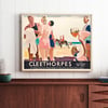 Cleethorpes Retro Poster | Andrew Johnson | Old British Railway Print