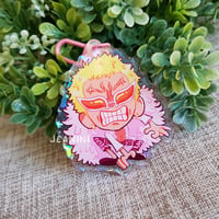 Image 2 of doflamingo ✨ holographic acrylic charm