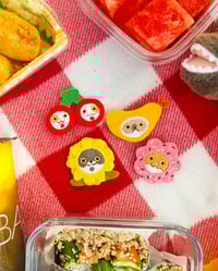 Image 4 of Cherry Cats Brooch