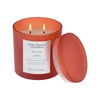 Scented 2-Wick Jar Candle with Glass Lid Bubble candle Flameless
