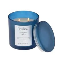 Scented 2-Wick Jar Candle with Glass Lid Bubble candle Flameless