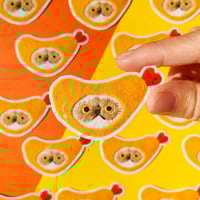 Image 5 of Cats in Hats Clear Vinyl Stickers