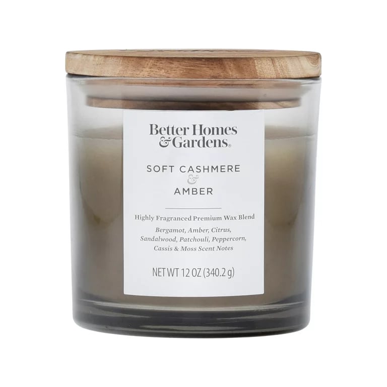 Scented 2-Wick Jar Candle with Glass Lid Bubble candle Flameless
