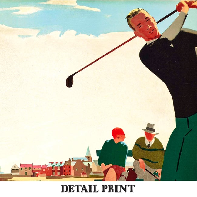 North Berwick Railway Poster | Andrew Johnson | Retro Print