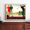 North Berwick Railway Poster | Andrew Johnson | Retro Print