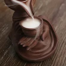 New Peculiar Creative Home Decorations Zen Meditation Buddha Hand Tea Ceremony Backflow Incense
